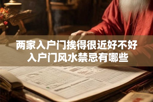 两家入户门挨得很近好不好 入户门风水禁忌有哪些