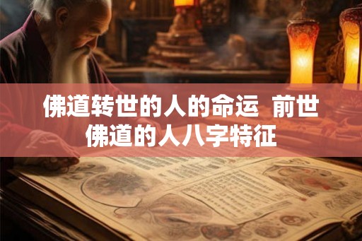 佛道转世的人的命运  前世佛道的人八字特征