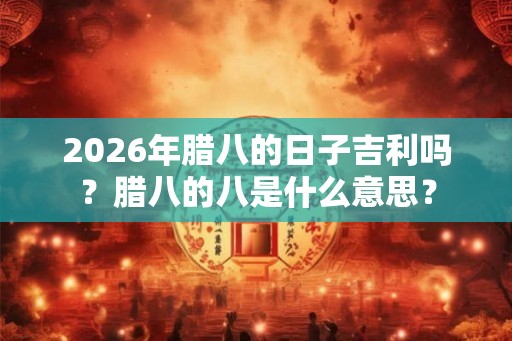 2026年腊八的日子吉利吗？腊八的八是什么意思？