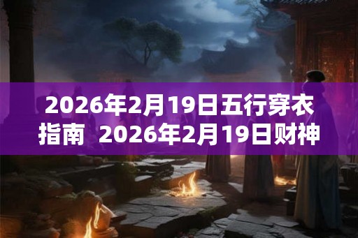 2026年2月19日五行穿衣指南  2026年2月19日财神方位