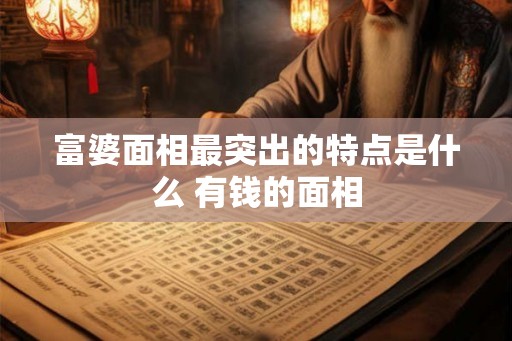 富婆面相最突出的特点是什么 有钱的面相