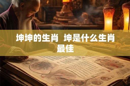 坤坤的生肖  坤是什么生肖最佳