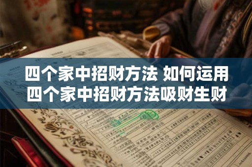 四个家中招财方法 如何运用四个家中招财方法吸财生财