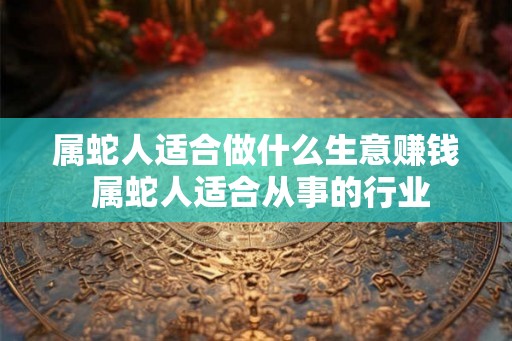 属蛇人适合做什么生意赚钱 属蛇人适合从事的行业