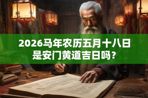 2026马年农历五月十八日是安门黄道吉日吗? 2026马年农历五月十八日是安门黄道吉日吗?