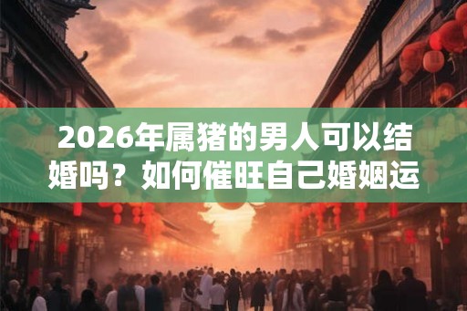 2026年属猪的男人可以结婚吗？如何催旺自己婚姻运势？