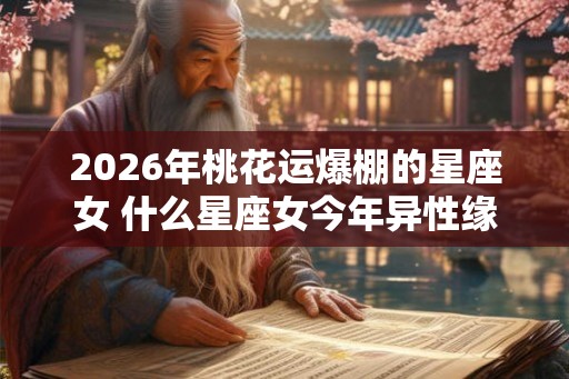 2026年桃花运爆棚的星座女 什么星座女今年异性缘爆棚