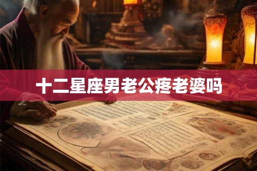 十二星座男老公疼老婆吗