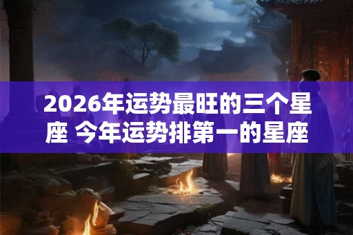 2026年运势最旺的三个星座 今年运势排第一的星座有哪些