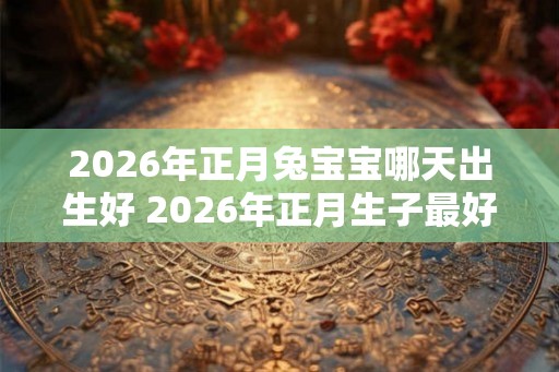 2026年正月兔宝宝哪天出生好 2026年正月生子最好的日子