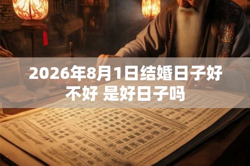 2026年8月1日结婚日子好不好 是好日子吗