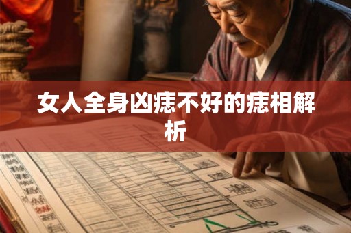 女人全身凶痣不好的痣相解析