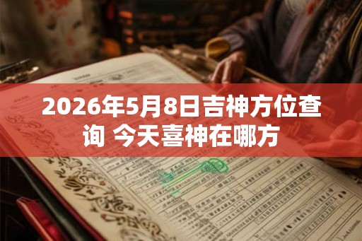 2026年5月8日吉神方位查询 今天喜神在哪方 2026年5月8日吉神方位查询 今天喜神在哪方