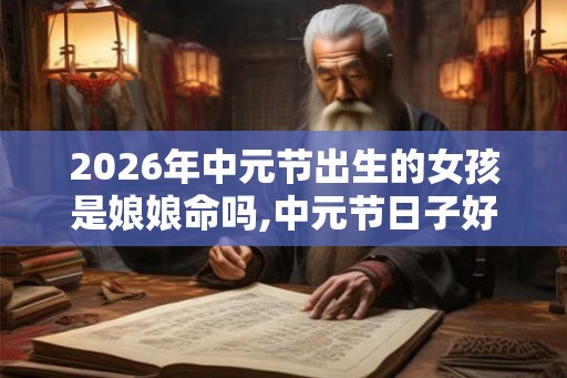 2026年中元节出生的女孩是娘娘命吗,中元节日子好吗? 2026年中元节出生的女孩是娘娘命吗,中元节日子好吗?