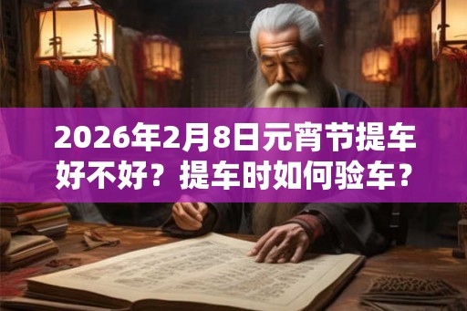 2026年2月8日元宵节提车好不好？提车时如何验车？