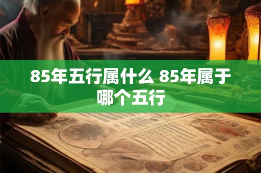 85年五行属什么 85年属于哪个五行 85年五行属什么 85年属于哪个五行