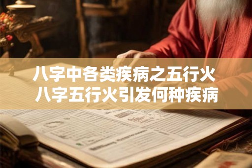 八字中各类疾病之五行火 八字五行火引发何种疾病