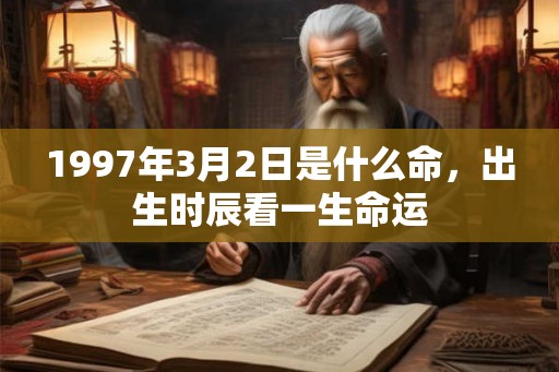 1997年3月2日是什么命，出生时辰看一生命运
