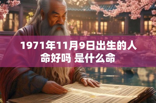 1971年11月9日出生的人命好吗 是什么命 1971年11月9日出生的人命好吗 是什么命
