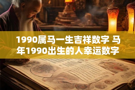 1990属马一生吉祥数字 马年1990出生的人幸运数字是什么