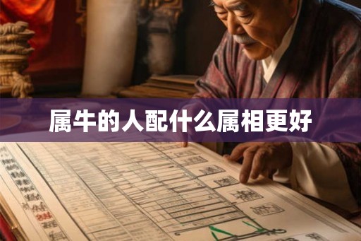 属牛的人配什么属相更好
