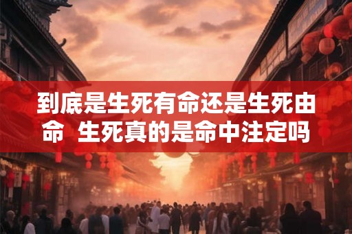 到底是生死有命还是生死由命  生死真的是命中注定吗