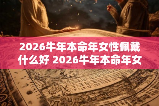 2026牛年本命年女性佩戴什么好 2026牛年本命年女佩什么 2026牛年本命年女性佩戴什么好 2026牛年本命年女佩什么