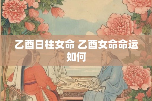 乙酉日柱女命 乙酉女命命运如何