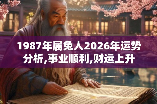 1987年属兔人2026年运势分析,事业顺利,财运上升