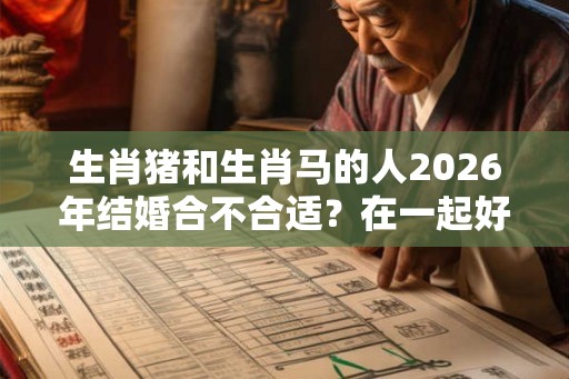 生肖猪和生肖马的人2026年结婚合不合适？在一起好不好？