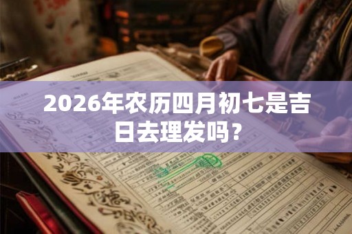 2026年农历四月初七是吉日去理发吗？