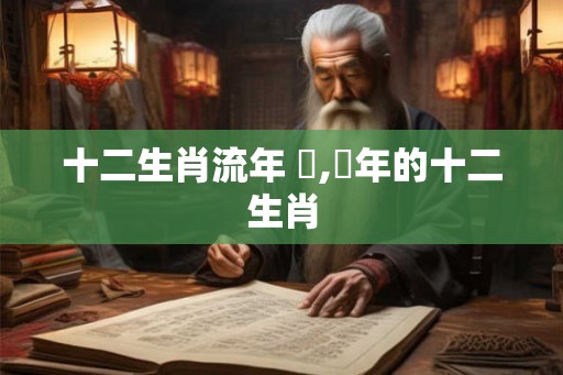 十二生肖流年 龍,龍年的十二生肖