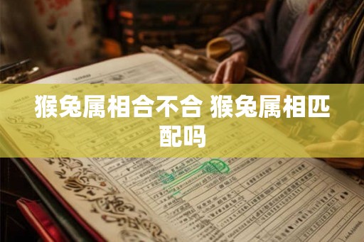 猴兔属相合不合 猴兔属相匹配吗