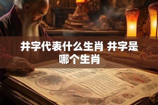 井字代表什么生肖 井字是哪个生肖
