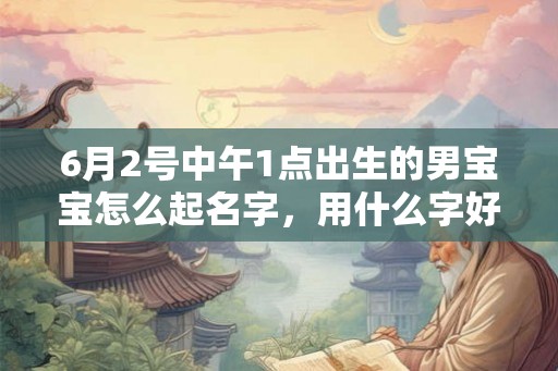 6月2号中午1点出生的男宝宝怎么起名字,用什么字好 6月2号中午1点出生的男宝宝怎么起名字,用什么字好