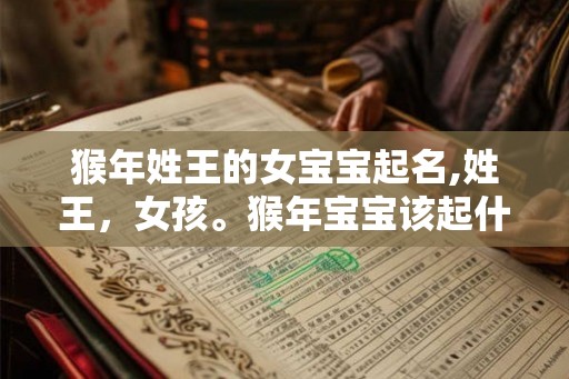 猴年姓王的女宝宝起名,姓王，女孩。猴年宝宝该起什么名字