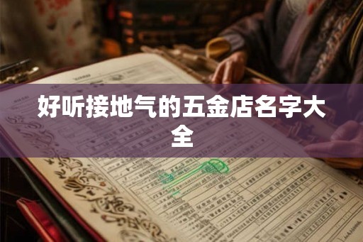 好听接地气的五金店名字大全