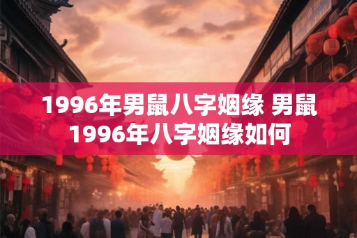 1996年男鼠八字姻缘 男鼠1996年八字姻缘如何 1996年男鼠八字姻缘 男鼠1996年八字姻缘如何