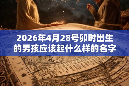 2026年4月28号卯时出生的男孩应该起什么样的名字 2026年4月28号卯时出生的男孩应该起什么样的名字