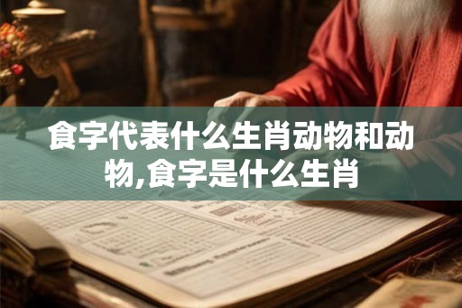 食字代表什么生肖动物和动物,食字是什么生肖