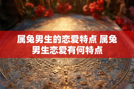 属兔男生的恋爱特点 属兔男生恋爱有何特点