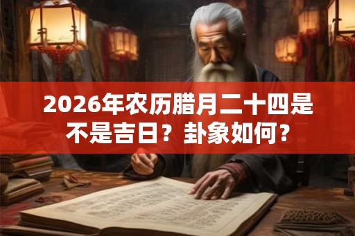 2026年农历腊月二十四是不是吉日？卦象如何？