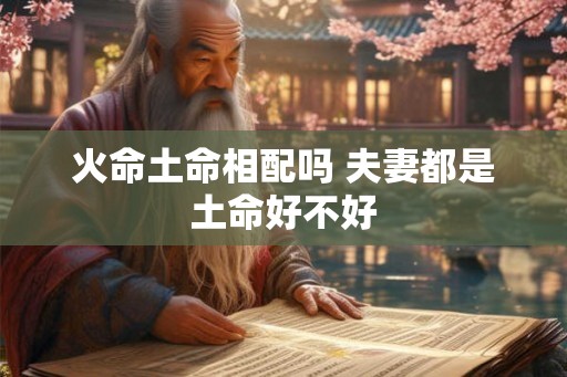 火命土命相配吗 夫妻都是土命好不好 火命土命相配吗 夫妻都是土命好不好