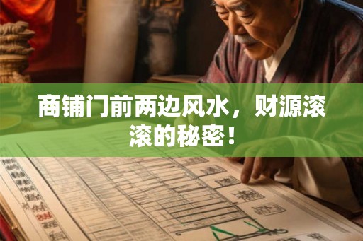 商铺门前两边风水，财源滚滚的秘密！