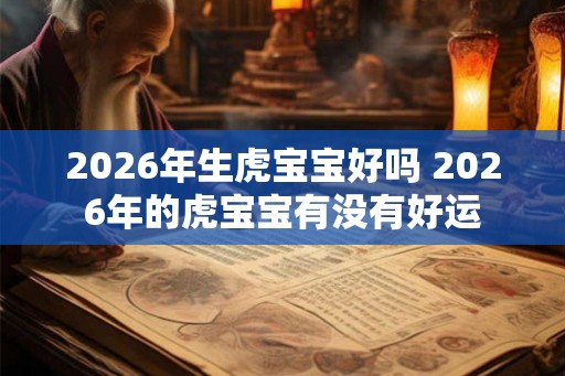 2026年生虎宝宝好吗 2026年的虎宝宝有没有好运