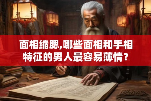 面相缩腮,哪些面相和手相特征的男人最容易薄情？
