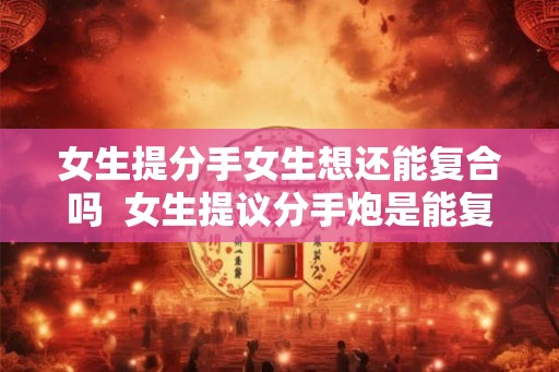 女生提分手女生想还能复合吗  女生提议分手炮是能复合吗