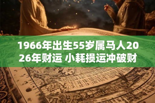 1966年出生55岁属马人2026年财运 小耗损运冲破财气