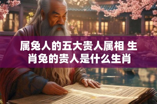 属兔人的五大贵人属相 生肖兔的贵人是什么生肖