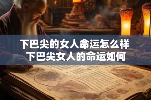 下巴尖的女人命运怎么样 下巴尖女人的命运如何